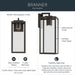 Kichler - 59112OZDS - One Light Outdoor Wall Mount - Branner - Olde Bronze