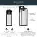 Kichler - 59113BKTDS - One Light Outdoor Wall Mount - Branner - Textured Black