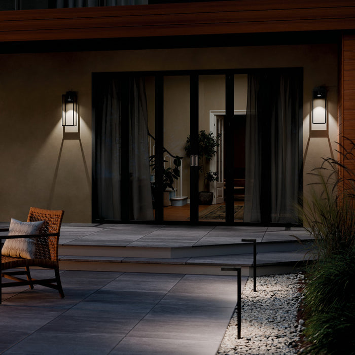 Kichler - 59113BKTDS - One Light Outdoor Wall Mount - Branner - Textured Black