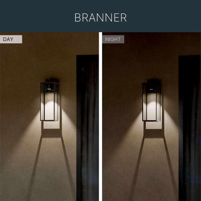 Kichler - 59113OZDS - One Light Outdoor Wall Mount - Branner - Olde Bronze
