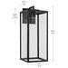 Kichler - 59114BKTDS - One Light Outdoor Wall Mount - Branner - Textured Black