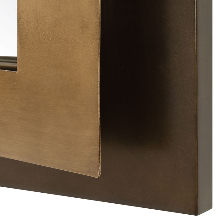 Uttermost - 08295 - Mirror - Around The Bend - Golden Bronze