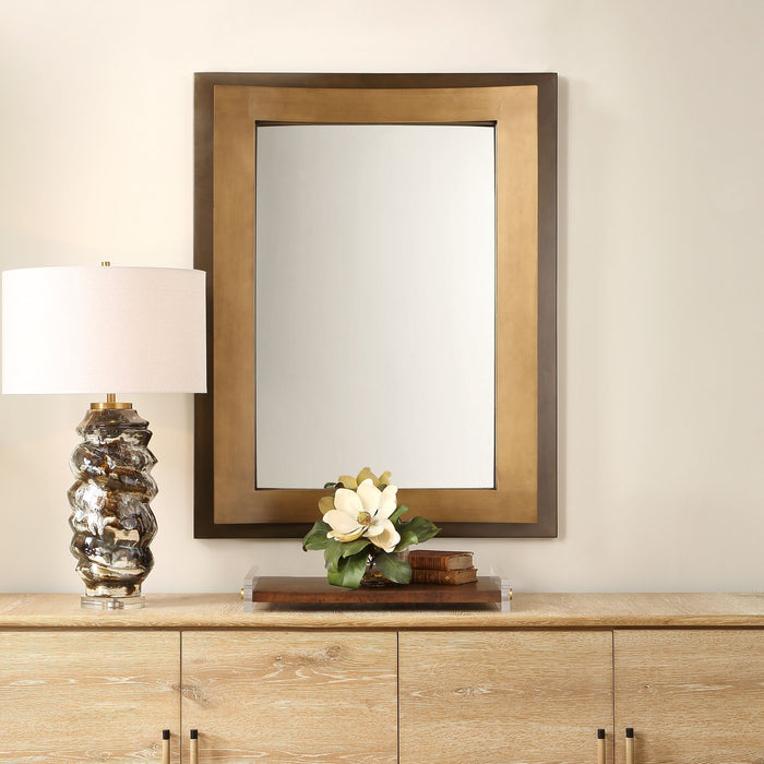 Uttermost - 08295 - Mirror - Around The Bend - Golden Bronze