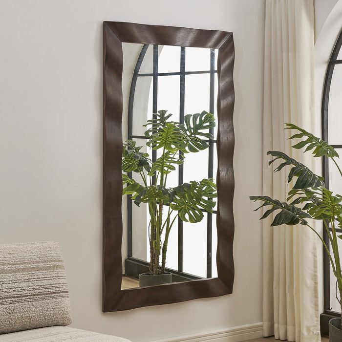 Uttermost - 08305 - Mirror - Wrinkle - Dark Walnut