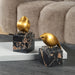 Uttermost - 18301 - Figurines Set/2 - Golden Finch - Caramel Brown