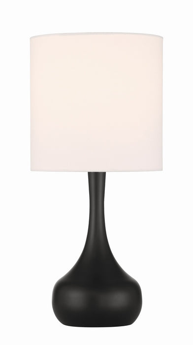 Craftmade - 86226FB-T - One Light Table Lamp - Pallo - Flat Black