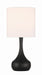 Craftmade - 86226FB-T - One Light Table Lamp - Pallo - Flat Black