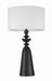 Craftmade - 87024DW-T - One Light Table Lamp - Travis - Dark Wood