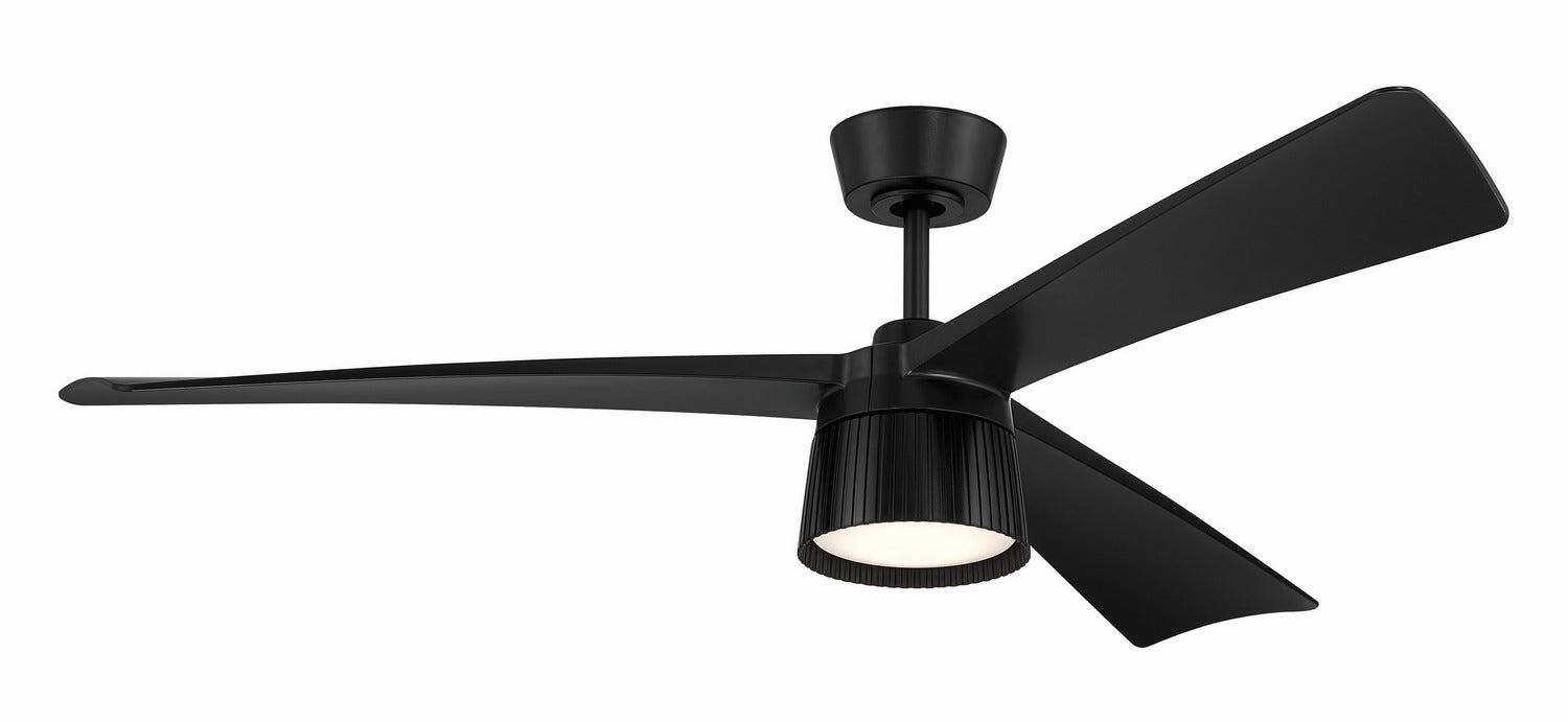 Craftmade - CTO52FB3 - 52" Ceiling Fan - Canto 52" In/Outdoor Rated Damp Fan - Flat Black