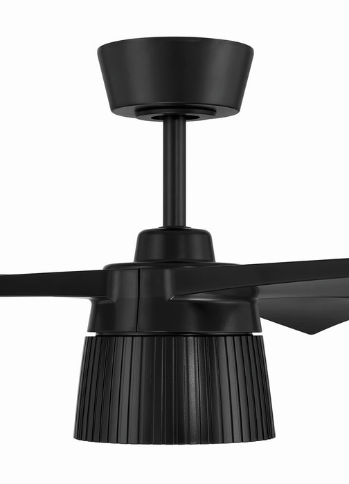Craftmade - CTO52FB3 - 52" Ceiling Fan - Canto 52" In/Outdoor Rated Damp Fan - Flat Black
