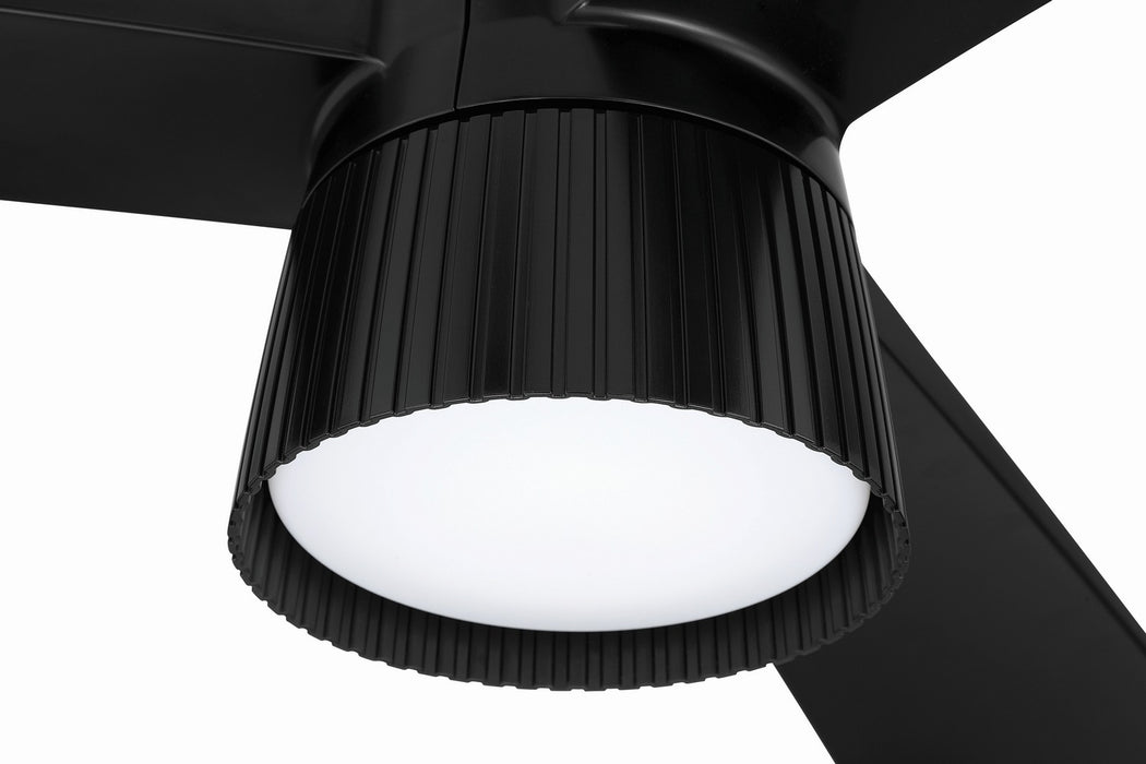 Craftmade - CTO52FB3 - 52" Ceiling Fan - Canto 52" In/Outdoor Rated Damp Fan - Flat Black