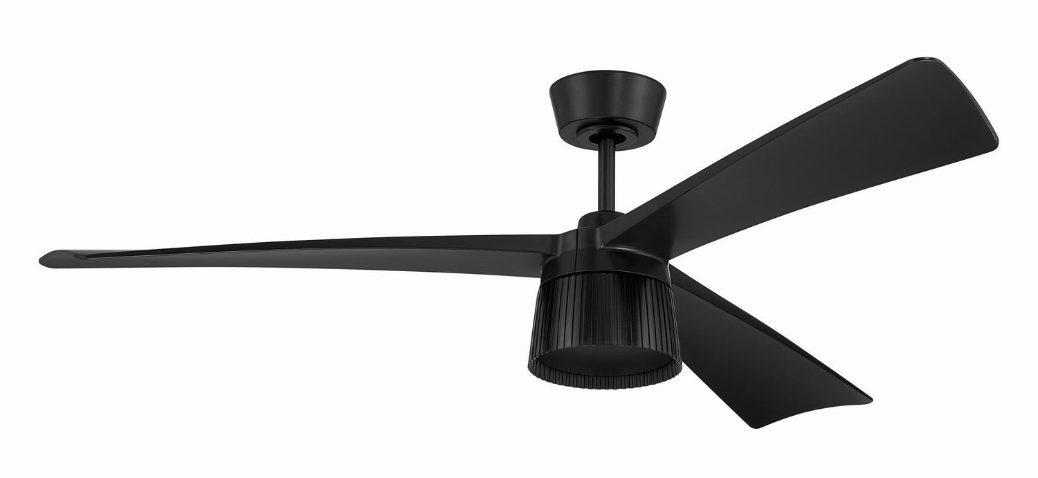 Craftmade - CTO52FB3 - 52" Ceiling Fan - Canto 52" In/Outdoor Rated Damp Fan - Flat Black