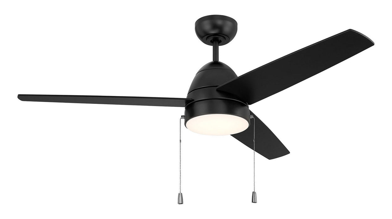 Craftmade - CZY52FB3 - 52" Ceiling Fan - Cozy 52" 3-Blade Ceiling Fan - Flat Black