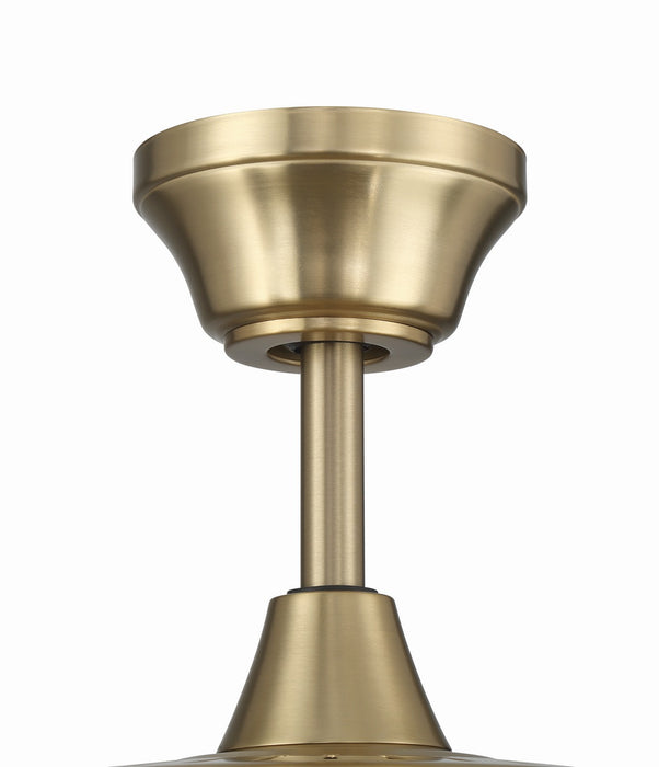 Craftmade - ECF104SB5-BWNFB - 52" Ceiling Fan - Eos Clear 4 Light - Satin Brass