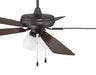 Craftmade - ECF114CBZ5-CBZWLN - 52" Ceiling Fan - Eos Frost 4 Light - Classic Bronze