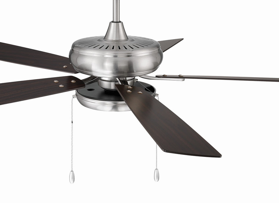 Craftmade - ECF119BNK5-DWWLN - 52" Ceiling Fan - EOS Low Profile White 52" Ceiling Fan - Brushed Polished Nickel