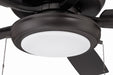 Craftmade - ECF119CBZ5-CBZWLN - 52" Ceiling Fan - EOS Low Profile White 52" Ceiling Fan - Classic Bronze