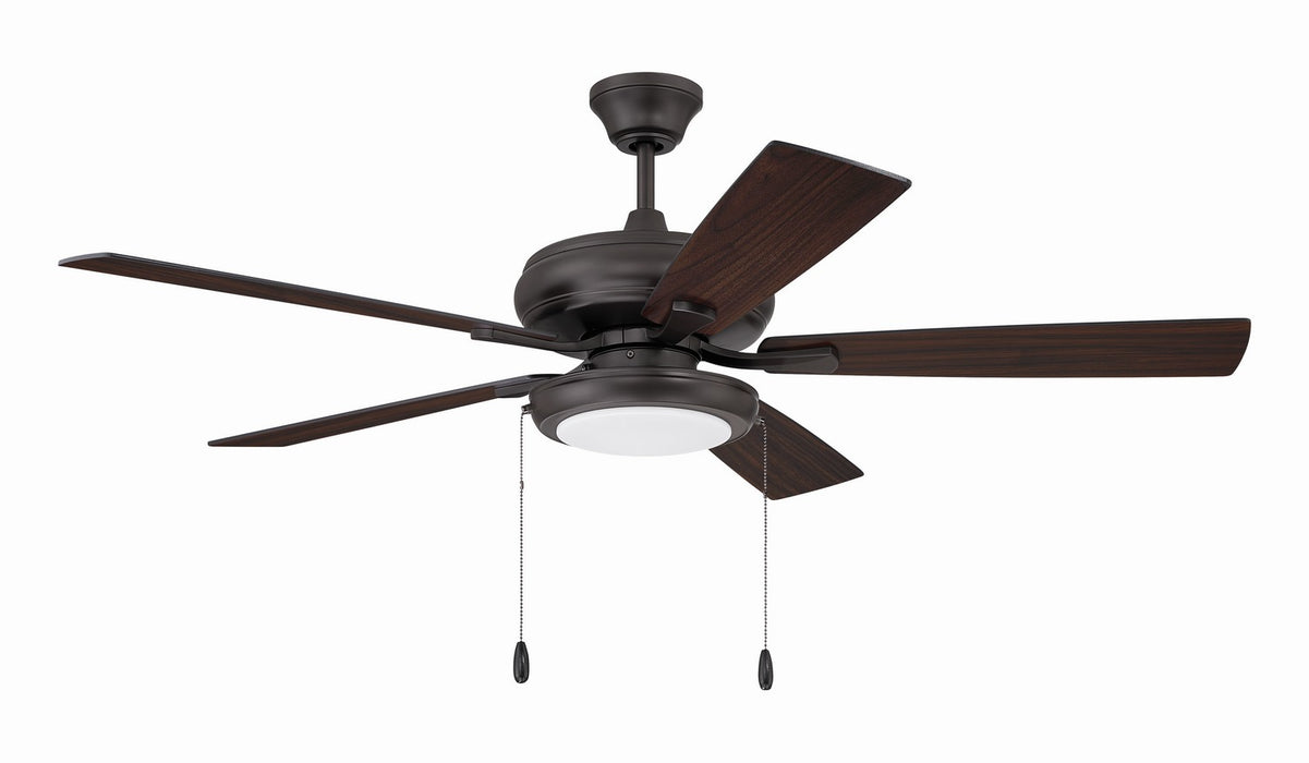 Craftmade - ECF119CBZ5-CBZWLN - 52" Ceiling Fan - EOS Low Profile White 52" Ceiling Fan - Classic Bronze