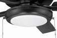 Craftmade - ECF119FB5-FBGW - 52" Ceiling Fan - EOS Low Profile White 52" Ceiling Fan - Flat Black