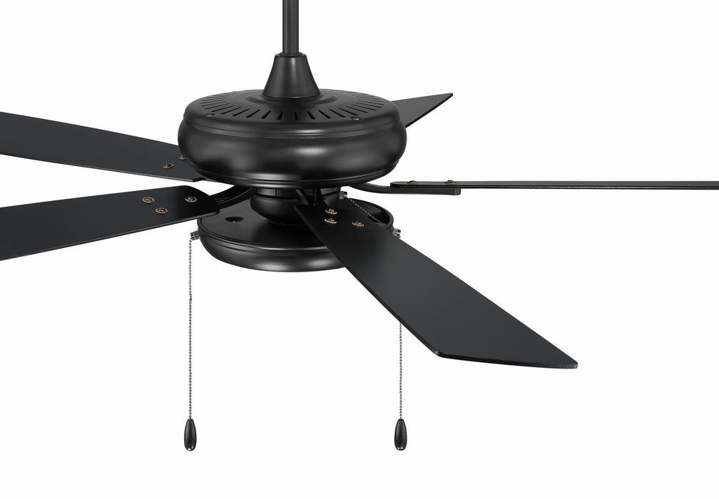 Craftmade - ECF119FB5-FBGW - 52" Ceiling Fan - EOS Low Profile White 52" Ceiling Fan - Flat Black