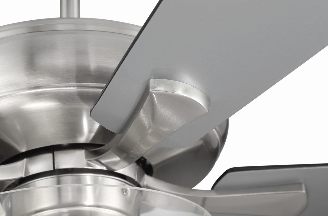 Craftmade - ECF201BNK5-BNGW - 52" Ceiling Fan - EOS 2 Light Clear Bowl 52" Ceiling Fan - Brushed Polished Nickel