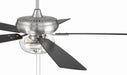 Craftmade - ECF201BNK5-BNGW - 52" Ceiling Fan - EOS 2 Light Clear Bowl 52" Ceiling Fan - Brushed Polished Nickel