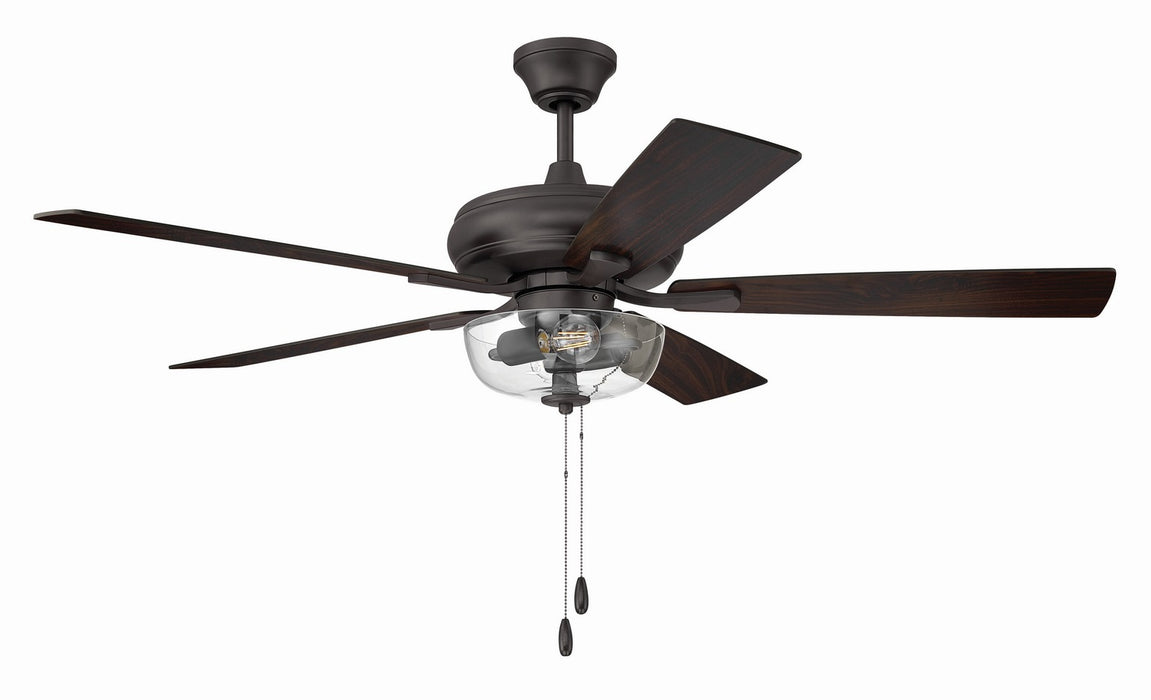 Craftmade - ECF201CBZ5-CBZWLN - 52" Ceiling Fan - EOS 2 Light Clear Bowl 52" Ceiling Fan - Classic Bronze