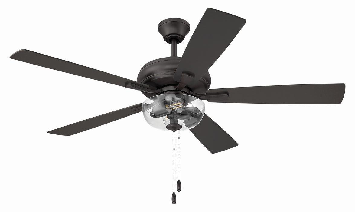 Craftmade - ECF201CBZ5-CBZWLN - 52" Ceiling Fan - EOS 2 Light Clear Bowl 52" Ceiling Fan - Classic Bronze
