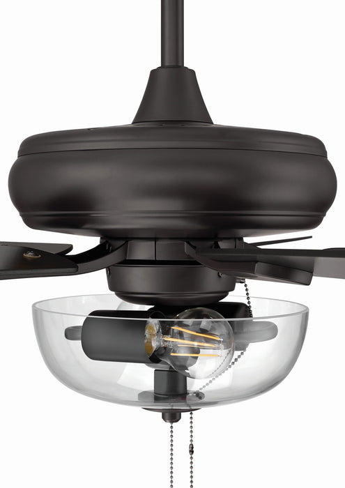 Craftmade - ECF201CBZ5-CBZWLN - 52" Ceiling Fan - EOS 2 Light Clear Bowl 52" Ceiling Fan - Classic Bronze