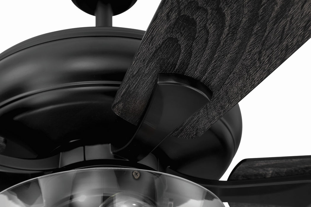 Craftmade - ECF201FB5-FBGW - 52" Ceiling Fan - EOS 2 Light Clear Bowl 52" Ceiling Fan - Flat Black