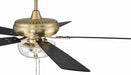 Craftmade - ECF201SB5-BWNFB - 52" Ceiling Fan - EOS 2 Light Clear Bowl 52" Ceiling Fan - Satin Brass