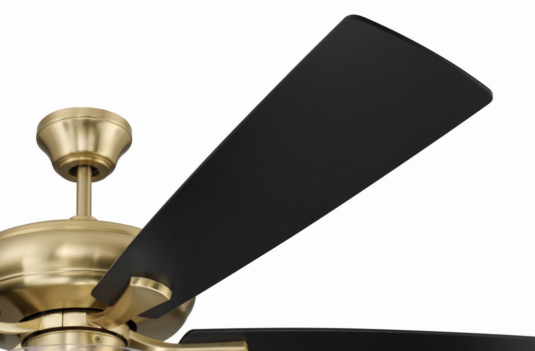 Craftmade - ECF201SB5-BWNFB - 52" Ceiling Fan - EOS 2 Light Clear Bowl 52" Ceiling Fan - Satin Brass