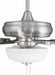 Craftmade - ECF211BNK5-BNGW - 52" Ceiling Fan - EOS 2 Light Frosted White Bowl 52" Ceiling Fan - Brushed Polished Nickel