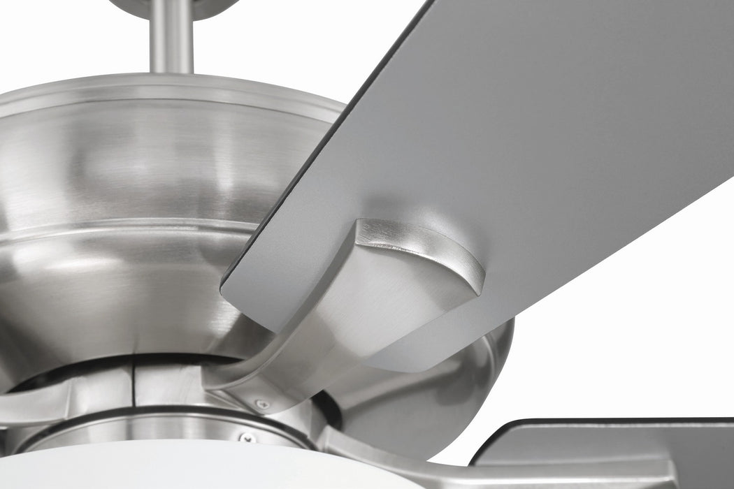 Craftmade - ECF211BNK5-BNGW - 52" Ceiling Fan - EOS 2 Light Frosted White Bowl 52" Ceiling Fan - Brushed Polished Nickel