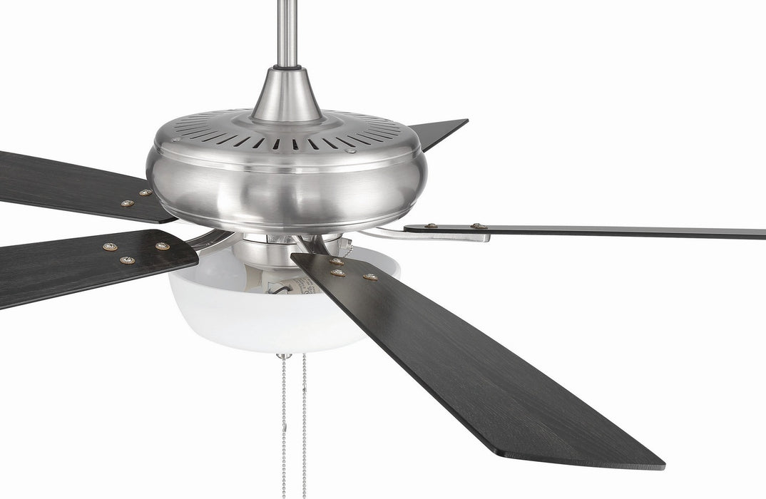 Craftmade - ECF211BNK5-BNGW - 52" Ceiling Fan - EOS 2 Light Frosted White Bowl 52" Ceiling Fan - Brushed Polished Nickel