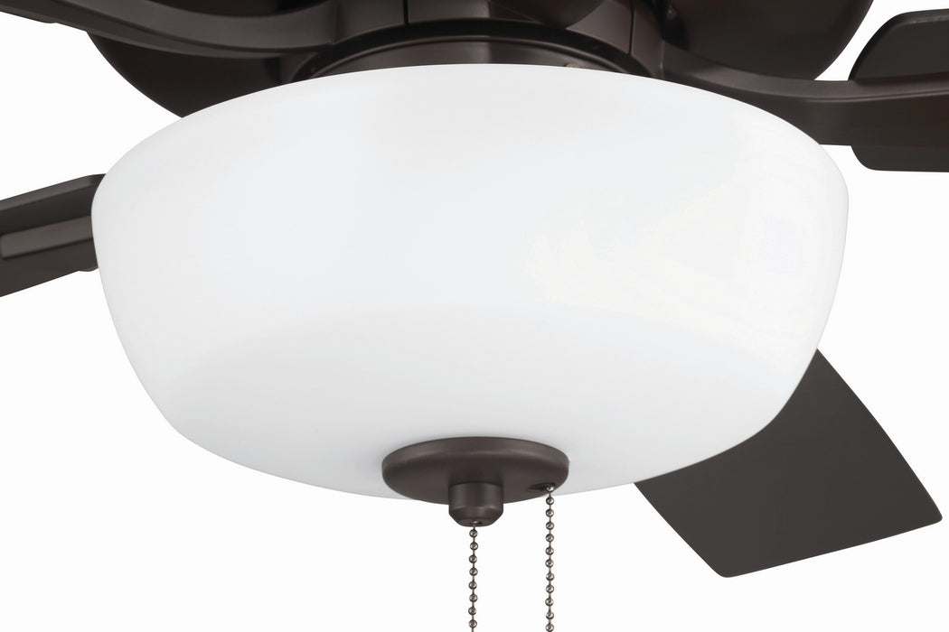 Craftmade - ECF211CBZ5-CBZWLN - 52" Ceiling Fan - EOS 2 Light Frosted White Bowl 52" Ceiling Fan - Classic Bronze