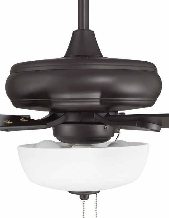 Craftmade - ECF211CBZ5-CBZWLN - 52" Ceiling Fan - EOS 2 Light Frosted White Bowl 52" Ceiling Fan - Classic Bronze