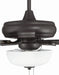 Craftmade - ECF211CBZ5-CBZWLN - 52" Ceiling Fan - EOS 2 Light Frosted White Bowl 52" Ceiling Fan - Classic Bronze