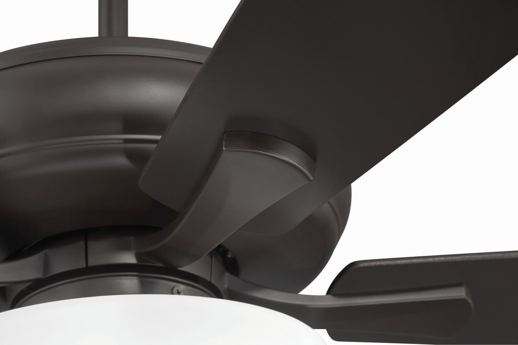 Craftmade - ECF211CBZ5-CBZWLN - 52" Ceiling Fan - EOS 2 Light Frosted White Bowl 52" Ceiling Fan - Classic Bronze