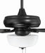 Craftmade - ECF211FB5-FBGW - 52" Ceiling Fan - EOS 2 Light Frosted White Bowl 52" Ceiling Fan - Flat Black