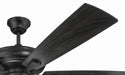 Craftmade - ECF211FB5-FBGW - 52" Ceiling Fan - EOS 2 Light Frosted White Bowl 52" Ceiling Fan - Flat Black