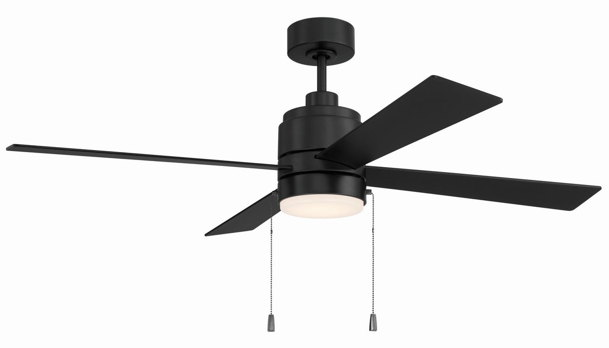 Craftmade - EMCY52FB4-PC - 52" Ceiling Fan - Energy Star McCoy 52" 4 Blade Ceiling Fan - Flat Black
