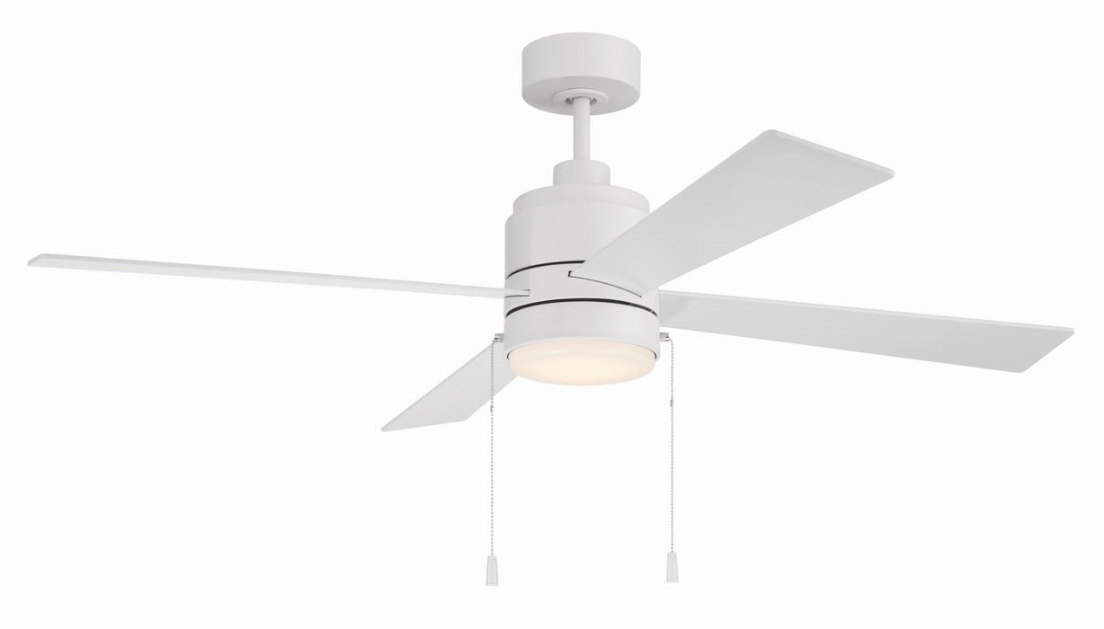 Craftmade - EMCY52W4-PC - 52" Ceiling Fan - Energy Star McCoy 52" 4 Blade Ceiling Fan - White