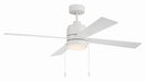 Craftmade - EMCY52W4-PC - 52" Ceiling Fan - Energy Star McCoy 52" 4 Blade Ceiling Fan - White