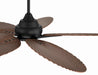 Craftmade - GTY52FB5 - 52" Ceiling Fan - Getaway 52" Wet Rated Celing Fan - Flat Black