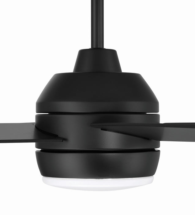 Craftmade - KLS52FB4 - 52" Ceiling Fan - Kelsey 52" 4-blade Indoor Ceiling Fan - Flat Black