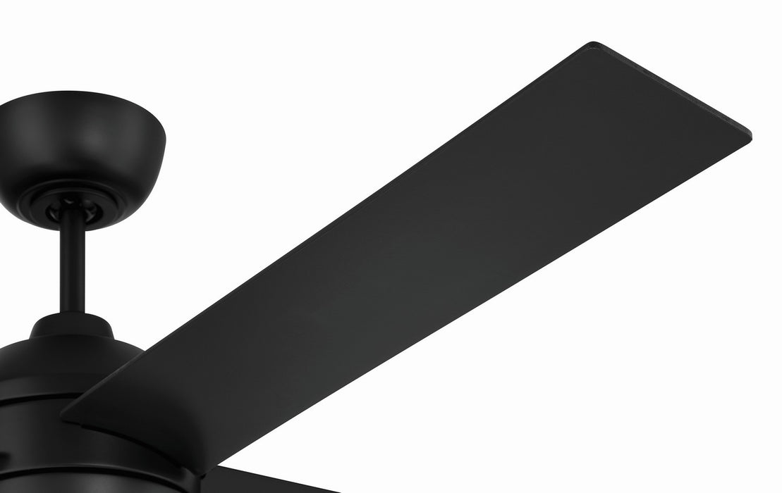 Craftmade - KLS52FB4 - 52" Ceiling Fan - Kelsey 52" 4-blade Indoor Ceiling Fan - Flat Black