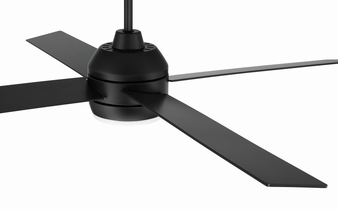 Craftmade - KLS52FB4 - 52" Ceiling Fan - Kelsey 52" 4-blade Indoor Ceiling Fan - Flat Black