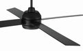 Craftmade - KLS52FB4 - 52" Ceiling Fan - Kelsey 52" 4-blade Indoor Ceiling Fan - Flat Black