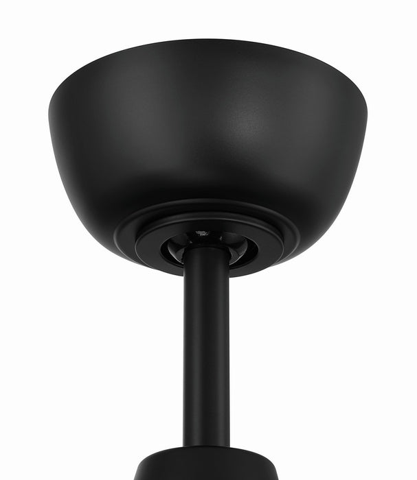 Craftmade - KLS52FB4 - 52" Ceiling Fan - Kelsey 52" 4-blade Indoor Ceiling Fan - Flat Black